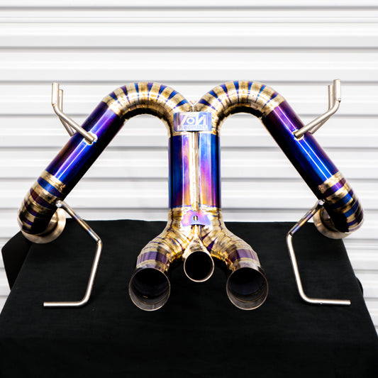 LAMBORGHINI AVENTADOR S NON-VALVED TITANIUM EXHAUST SYSTEM